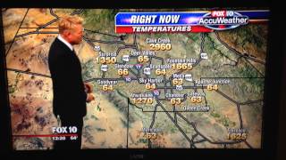 Phoenix Fox 10's Cory McCloskey turns a weather map mistake into a hilarious tv news moment