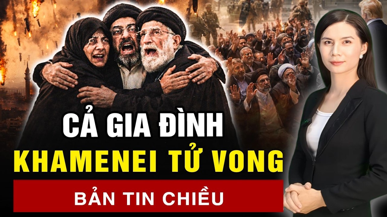 Cả gia đình lãnh tụ tối cao Khamenei tử vong; Bắc Kinh lo điều tương tự xảy ra với mình