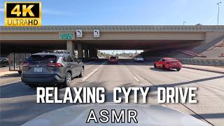 Relaxing Drive in City / 4K 60fps HDR / ASMR Soft Lofi Beats