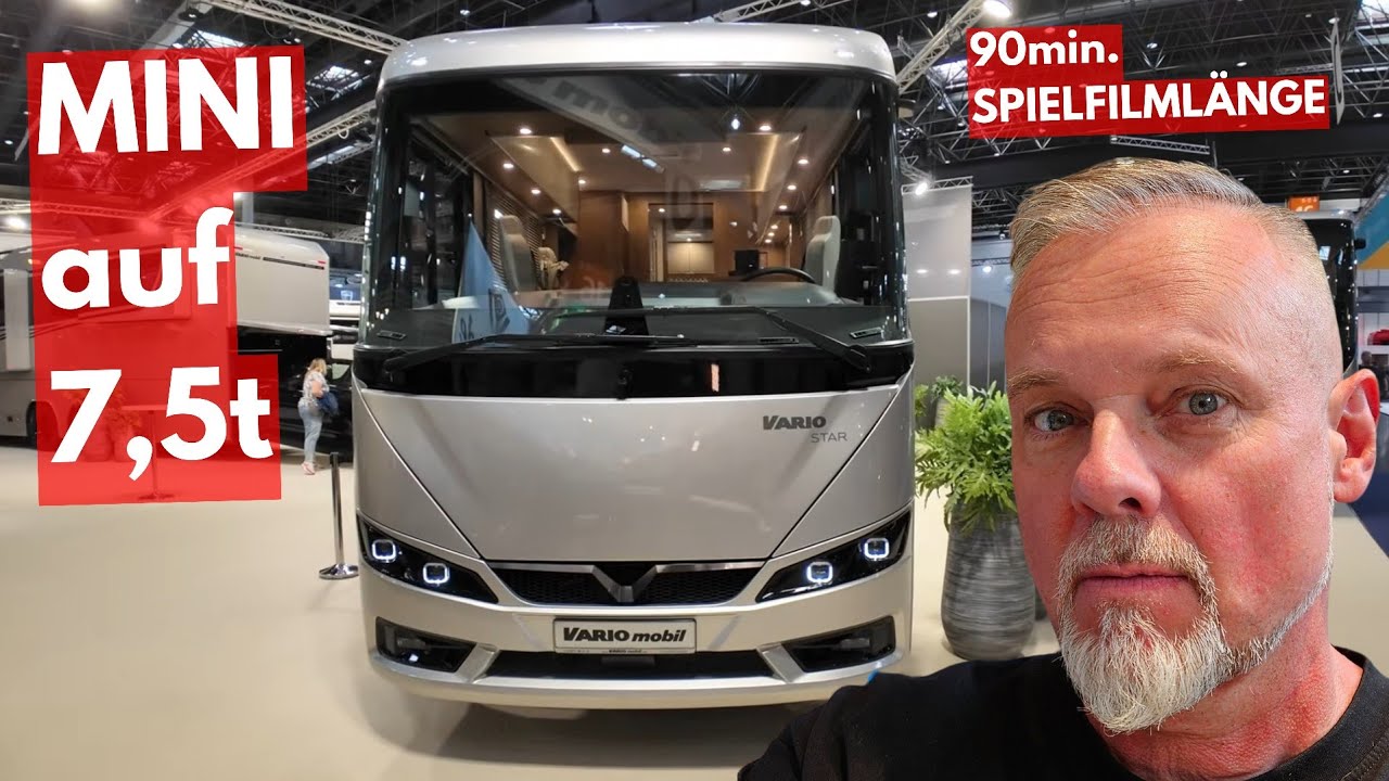 MINI LUXUS WOHNMOBIL in SPIELFILMLÄNGE erklärt ! VARIO Star 800 MAN TGL 7,5t für PKW Führerschein 