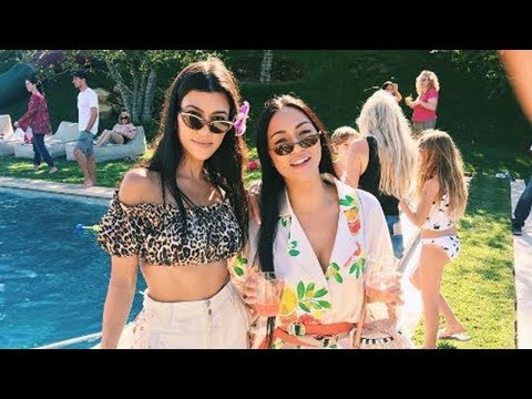 Kim & Kourtney Kardashian Throw Epic Moana Themed Birthday Party For Their Girls