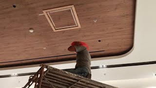 tukang bangunan rumah lembur kejar target. Diborong smua #interiordesign
