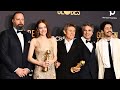 Golden Globe Nominees Battle Gusty Wind on Red Carpet
