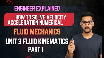 how to solve Velocity Acceleration numerical fluid mechanics, fluid kinetics #sppu pyq solution