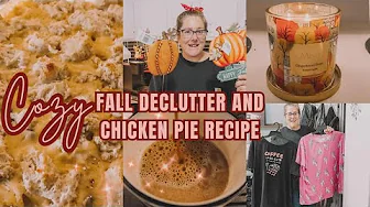 COZY FALL CLOSET DECLUTTER WITH ME AND EASY CHICKEN PIE RECIPE IDEA KIMI COPE