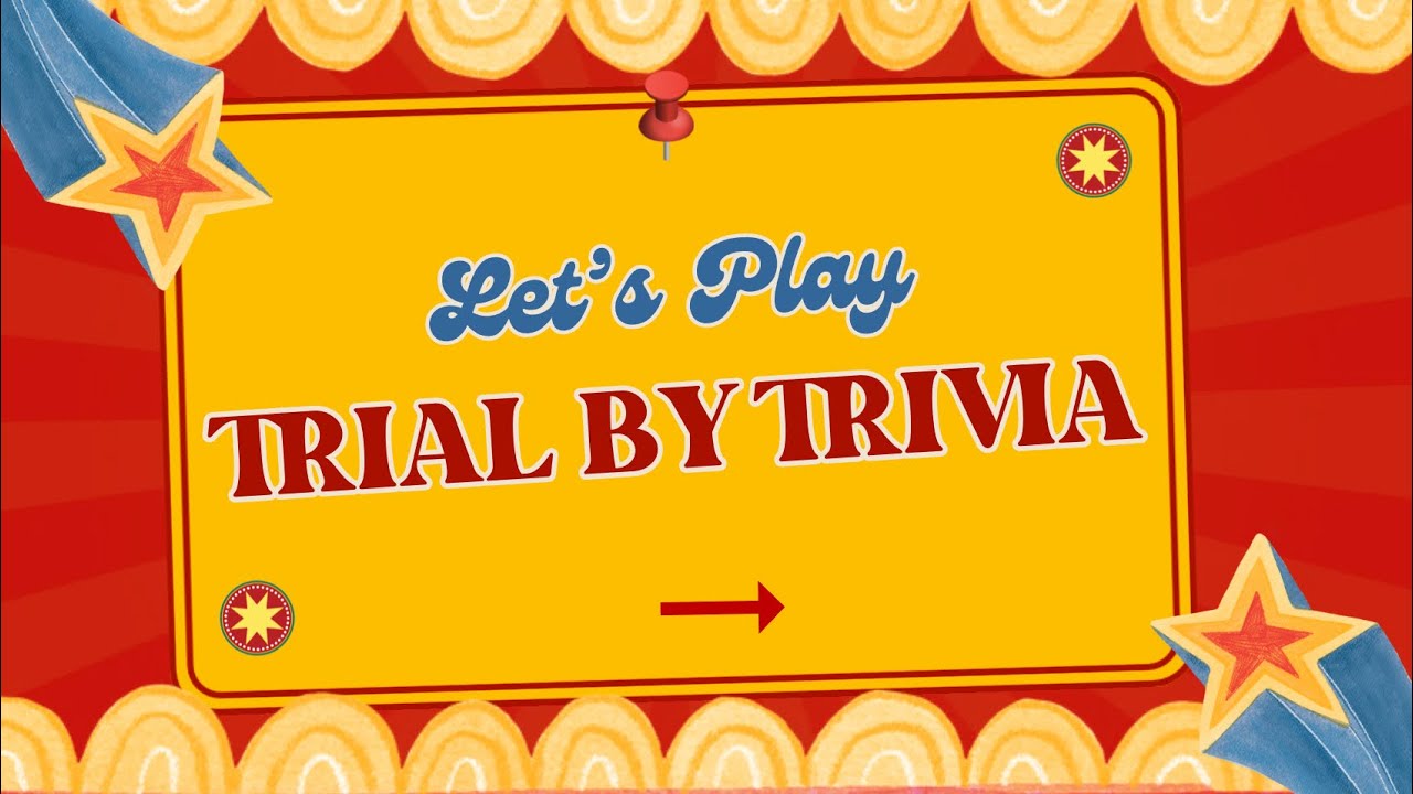 TRIAL BY TRIVIA! A lawyer gameshow.