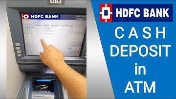How To Drposit Cash in HDFC ATM | Deposit Cash in ATM Machine | How to deposit cash in ATM machine?