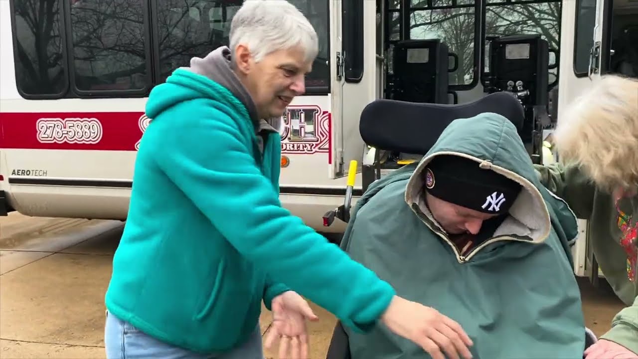 Bata Bus driver Kay picking Sam up & dropping him off at IFS 3.5.26 @onthatnote 