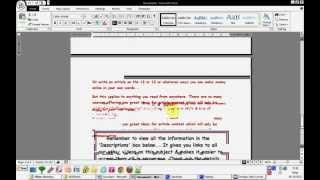 Information Demonstration Writing Articles Using PLR Content Part 2 Guide