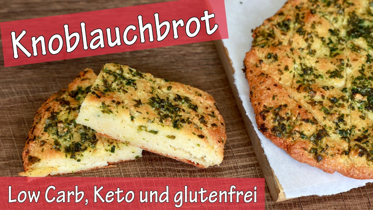 LOW CARB Knoblauchbrot – unglaublich lecker & keto! 🧄🍞