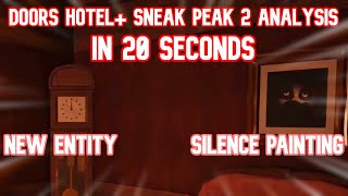 Celebrity DOORS HOTEL+ SNEAK PEAK 2 ANALYSIS IN 20 SECONDS Profile