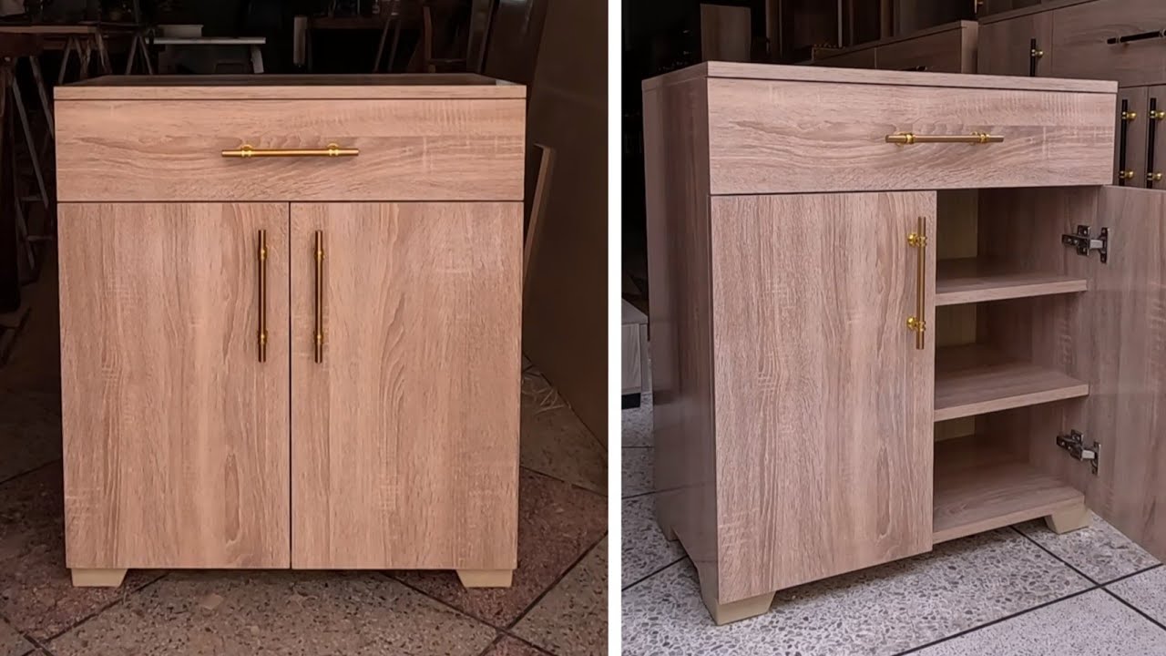 طريقة صنع خزانة صغيرة من خشب MDF | تصميم عملي وسهل