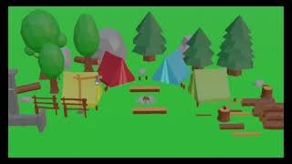 Camp 3D Model | Stylized Low Poly Camping Asset Pack for Games & Prototypes