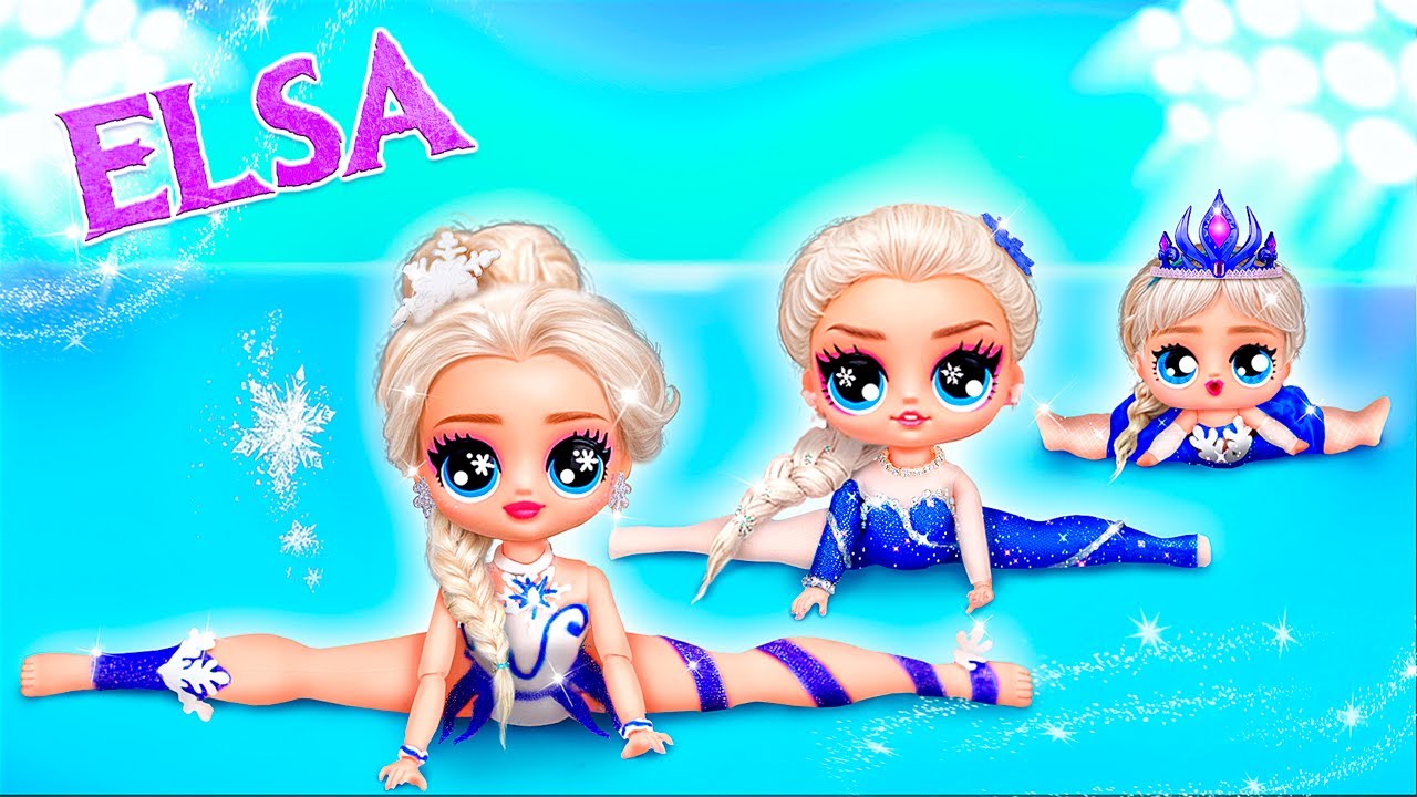 Elsa Jimnastikçi Oluyor! Buz Kıran DIY'lar ve LOL OMG El İşleri