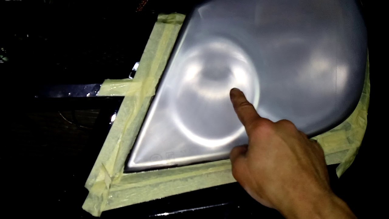 Полировка фар в огнях !!! - YouTube