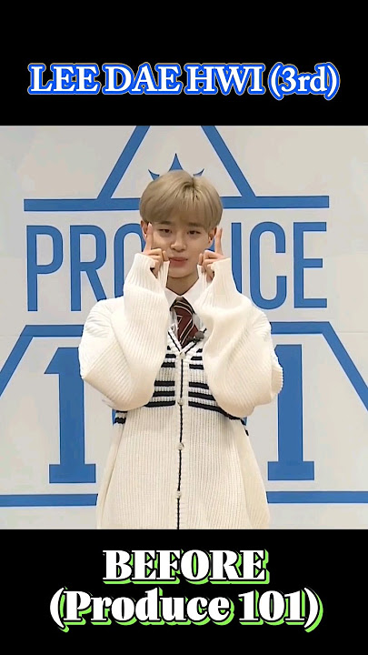 Before➡️After: Wanna One #produce101 #leedaehwi #kangdaniel #minhyun #kimjaehwan  #woojin #wannaone