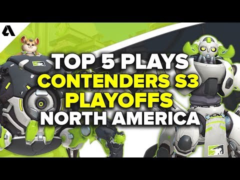 Top 5 Overwatch Contenders S3 Playoff Plays - North America