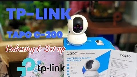 TP-Link Tapo C200 - Unboxing, Setup, Trail #tapo #tplink #security #camera #securitycamera