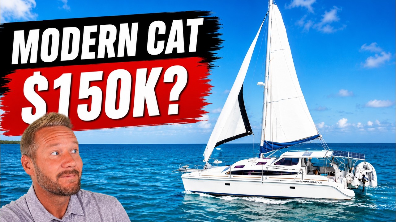 ⁣A Modern Catamaran for $150,000? The Gemini Legacy 35