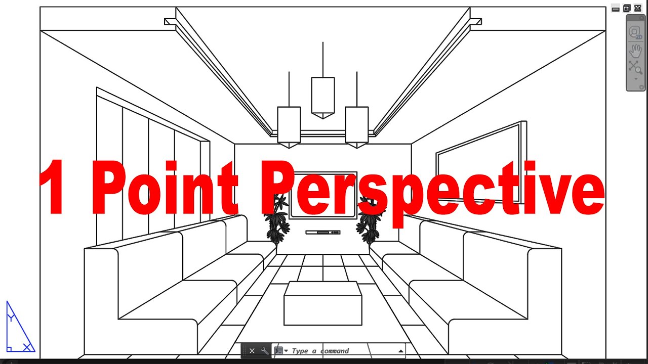 HOW TO DRAW ONE POINT PERSPECTIVE INTERIOR DESIGN | ROOM DESIGN ...