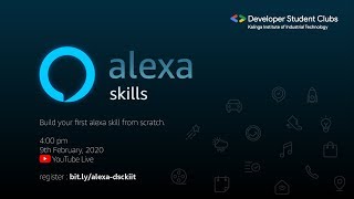 Build Alexa Skill | DSC KIIT