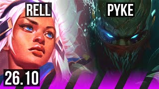 RELL &amp; Varus vs PYKE &amp; Draven (SUP) | 18K damage | EUW Challenger | 26.10