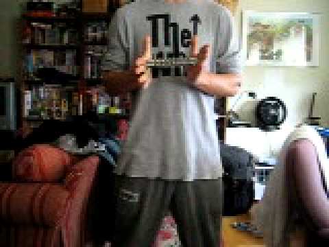 Balisong fast draw: Latch drop