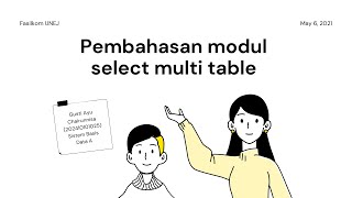 Pembahasan Tugas Modul Select Multi Table Sistem Basis Data