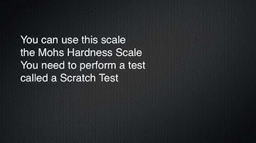 Mohs Hardness Scale Song