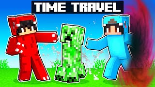 Using TIME TRAVEL To Help My Friends In Minecraft!