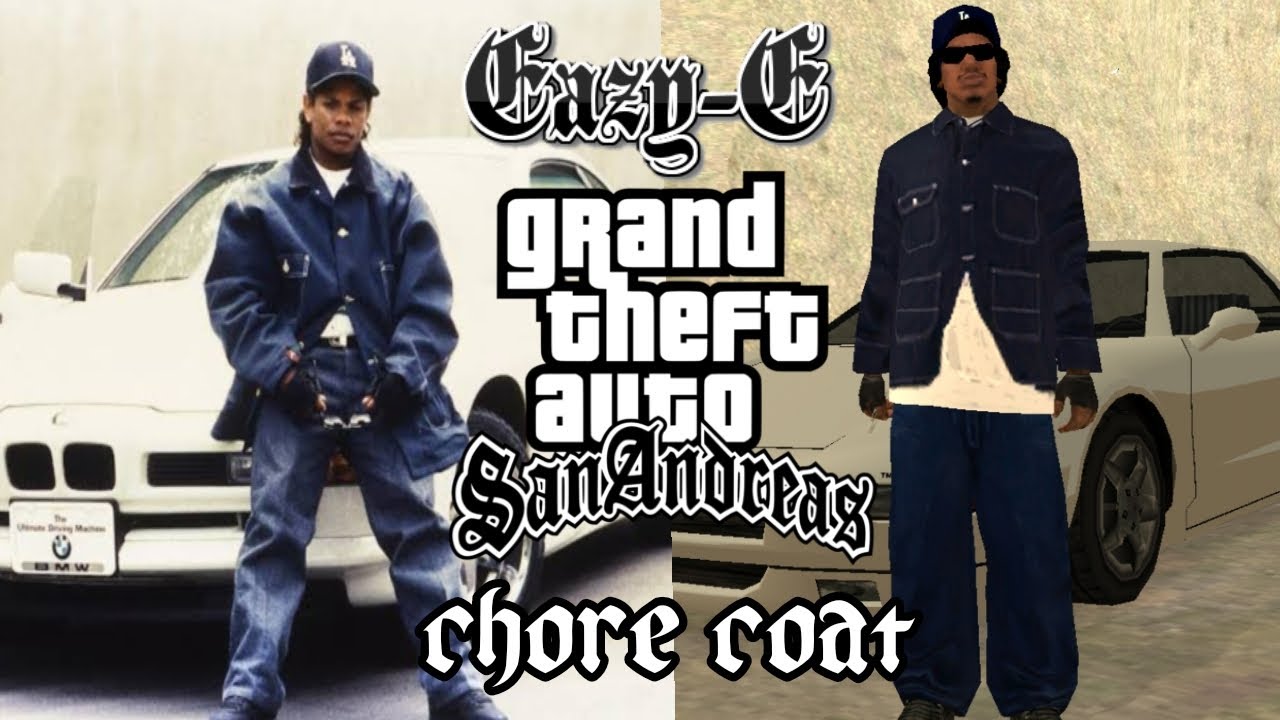 Eazy-E Chore coat GTA SA Android/PC mod - YouTube