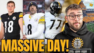Will Howard Begins Work as Steelers Starter! Broderick Jones Done?