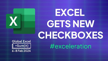 Excel gets new checkboxes