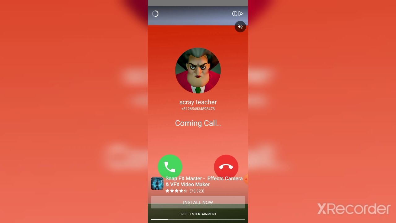 ep1 Prank Scary Teacher /Calling,Messenger,Call Video