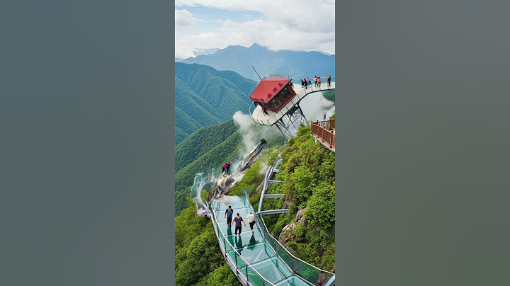 Glass Bridge Suddenly Collapses in Asia — Construction Flaw Suspected, Tourists Injured
