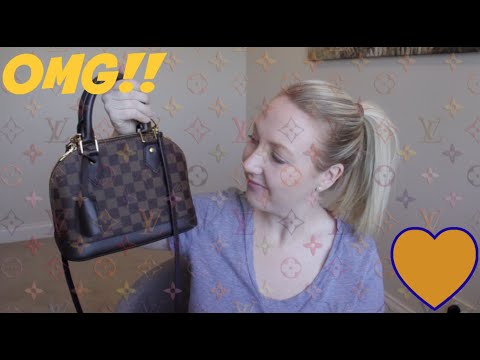 Unboxing my LOUIS VUITTON Alma bb in epi leather 