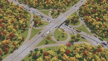 Cloverleaf Interchanges are Not as Bad as You Think (Cities Skylines)