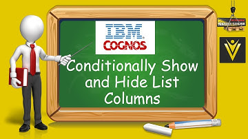 IBM Cognos 10 Conditionally Show and Hide List Columns
