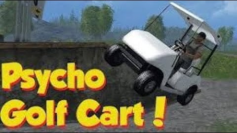 Farming Simulator 15 (2015) - Lizard Golf Cart TURBO Mod & Amazone Crass Hopper Mower - Mod Squad