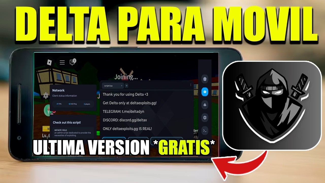 DESCARGA E INSTALA DELTA EXECUTOR ULTIMA VERSION ✅ DELTA EXECUTOR PARA ANDROID & IOS