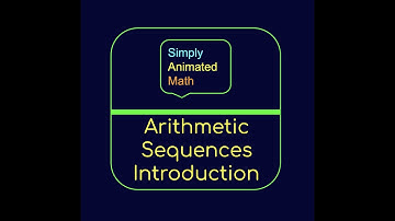 Arithmetic Sequences Introduction, Simply Animated