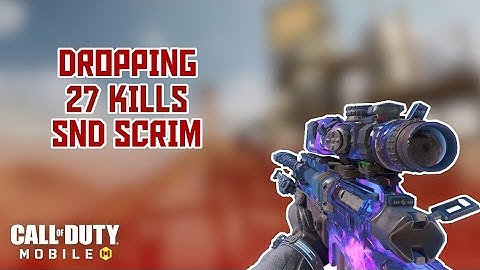 27 Kills in SND! | Scrim Highlights