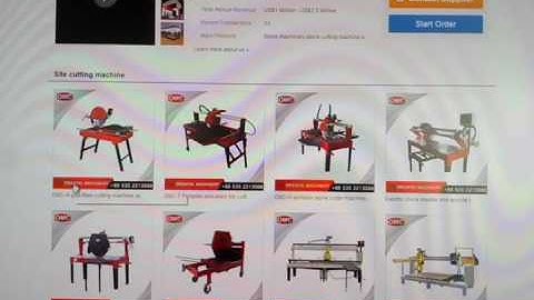 Stone cutting machine    OMC------ESTABLISHED IN 1996------our website show