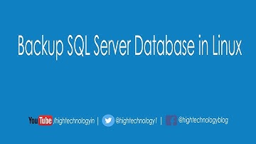 Backup of SQL Server Database on Linux | Backup SQL server database in linux