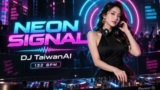 DJ TaiwanAI - Neon Signal (네온 신호 / 霓虹信号) | Korean × Chinese Techno · 132 BPM