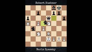 Boris Spassky vs Robert Huebner | Bundesliga 1980/81
