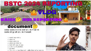 BSTC 2024 first time college diet gya reporting Krane || bstc student vlog video|| #bstc #bstc2024