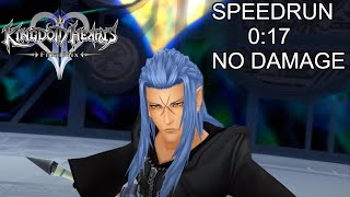 KH II FM [Critical Mode] Data Saix Speedrun 0:17 No Damage