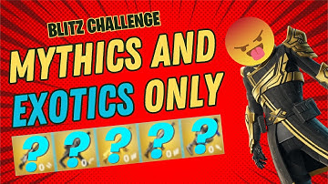 Winning Fortnite Using ONLY Mythic and Exotic Weapons! - BLITZ CHALLENGE ONLY - EP 8