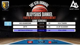 The 5th Annual Aloysius Daniel Youth Classic Tournament -Day 3 Game 3 Antigua Pitbulls Vs ECA Lions
